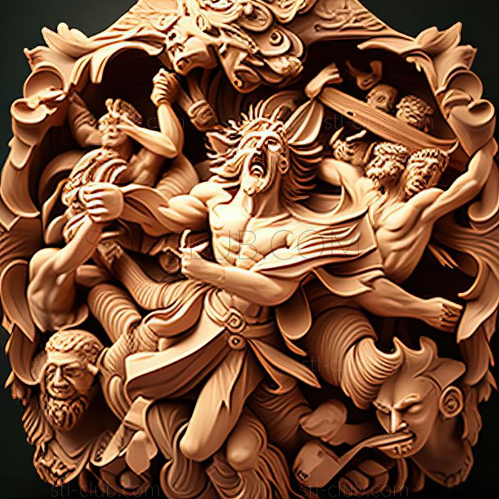 3D model Mother of All Battles Bangiras and Yogiras (STL)